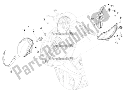 Frontlichter - Piaggio Medley 125 ABS E5 2021-2022 (EMEA